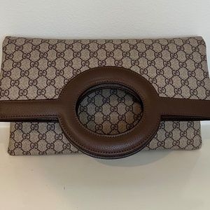 Women clutch brown